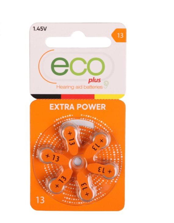 باتری سمعک eco plus 13